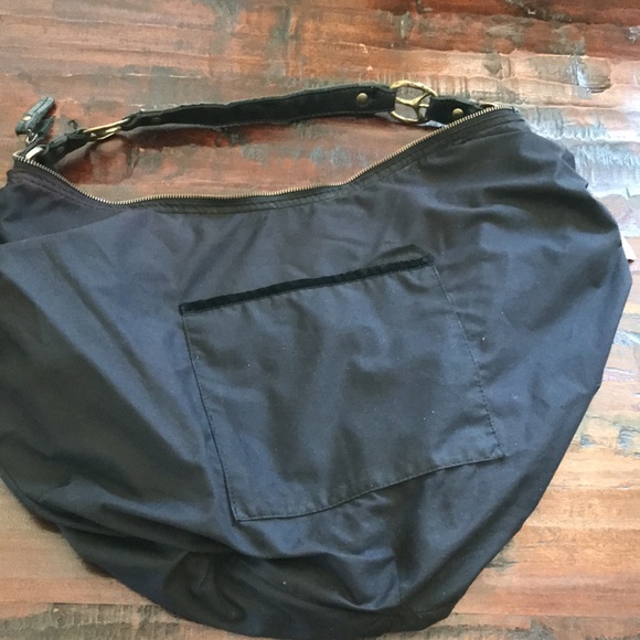 Lucky Brand Leather Large Vintage Boho Y2K Shoulder Bag Purse - Picture 9 of 12